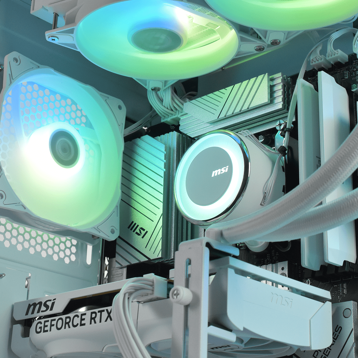 PC Gamer WHITE BIRD - Powered by MSI